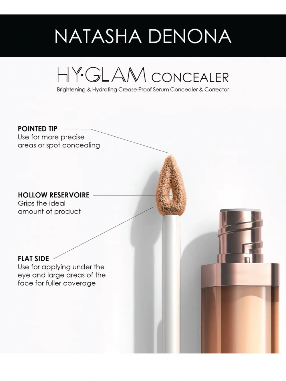 Natasha Denona H.Y. Glam Concealer – Cream Shade N8